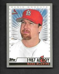 Mark McGwire [Magic Moments] Baseball Cards 2000 Topps Prices