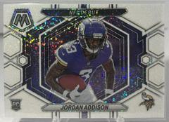 Jordan Addison [White Sparkle] #ND-14 Football Cards 2023 Panini Mosaic NFL Debut Prices