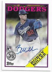 Bobby Miller #88BA-BM Baseball Cards 2023 Topps Update 1988 Autographs Prices