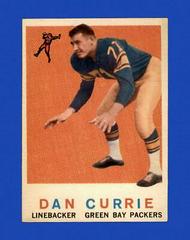 Dan Currie #162 Football Cards 1959 Topps Prices