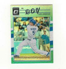 Corey Seager [ROY] #109 Baseball Cards 2017 Panini Donruss Optic Prices