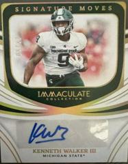Kenneth Walker III [Gold] #SM-KWA Football Cards 2022 Panini Immaculate Collegiate Signature Moves Prices