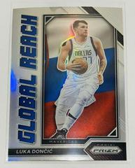 Luka Doncic [Silver] #10 Basketball Cards 2022 Panini Prizm Global Reach Prices