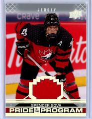 Spencer Sova [Jersey] Hockey Cards 2022 Upper Deck Team Canada Juniors Prices