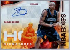 Carlos Boozer [Red] #HS-CBZ Basketball Cards 2021 Panini Hoops Hot Signatures Prices