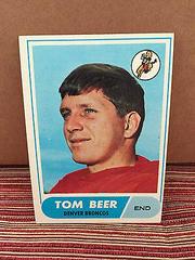 Tom Beer Football Cards 1968 Topps Prices
