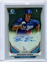 Brandon Dixon Baseball Cards 2014 Bowman Chrome Autograph Prospects Prices