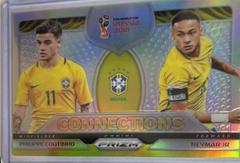 Neymar Jr, Philippe Coutinho [Silver Prizm] Soccer Cards 2018 Panini Prizm World Cup Connections Prices