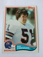 Bob Swenson #87 Football Cards 1982 Topps Prices