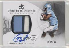 Giovani Bernard [Autograph Patch] Football Cards 2013 SP Authentic Prices