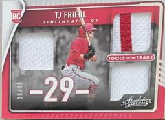 TJ Friedl [Retail] #TTT3-TF Baseball Cards 2022 Panini Absolute Tools of the Trade 3 Swatch Prices