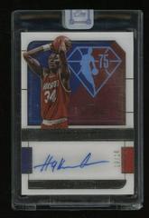 Hakeem Olajuwon [Gold] #75-HOW Basketball Cards 2021 Panini One and One 75th Team Signatures Prices