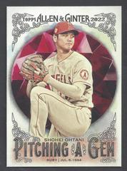 Shohei Ohtani #PAG-9 Baseball Cards 2022 Topps Allen & Ginter Pitching a Gem Prices