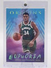 Giannis Antetokounmpo [Turquoise] #8 Basketball Cards 2022 Panini Origins Euphoria Prices