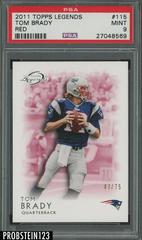 Tom Brady [Red] #115 Football Cards 2011 Topps Legends Prices