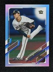 Yoshinobu Yamamoto [Rainbow Foil] #128 Baseball Cards 2021 Topps NPB Prices
