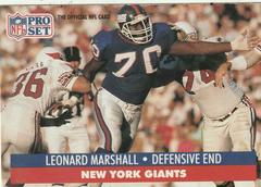 Leonard Marshall Football Cards 1991 Pro Set Prices