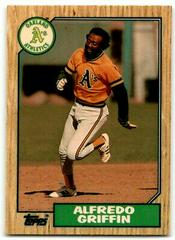 Alfredo Griffin #111 Baseball Cards 1987 Topps Tiffany Prices