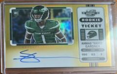 Ahmad 'Sauce' Gardner [Rookie Ticket Autograph Gold] Football Cards 2022 Panini Contenders Optic Prices
