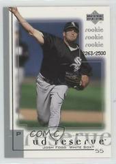 Josh Fogg Baseball Cards 2001 Upper Deck Reserve Prices