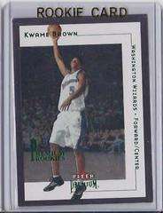 Kwame Brown Basketball Cards 2001 Fleer Premium Prices