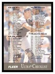 Checklist #399 Baseball Cards 1991 Ultra Prices