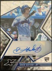 Drew Waters [Crackle] Baseball Cards 2023 Topps Xpectations Autographs Prices