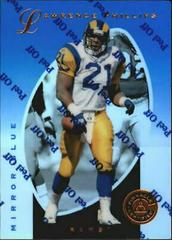Lawrence Phillips [Mirror Blue] #101 Football Cards 1997 Pinnacle Certified Prices