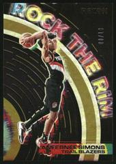 Anfernee Simons [Gold] #21 Basketball Cards 2021 Panini Recon Rock the Rim Prices
