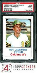 Bert Campaneris [Hand Cut] #28 Baseball Cards 1975 Hostess Twinkies Prices