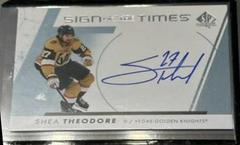 Shea Theodore #SOTT-SH Hockey Cards 2022 SP Authentic Sign of the Times Prices