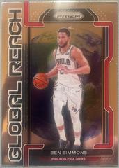 Ben Simmons #5 Basketball Cards 2021 Panini Prizm Global Reach Prices