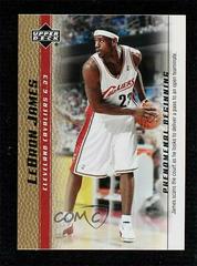 LeBron James [Gold] #17 Basketball Cards 2003 Upper Deck Phenomenal Beginning Prices