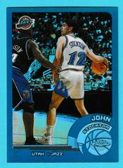 John Stockton [Refractor] Basketball Cards 2002 Topps Chrome Prices