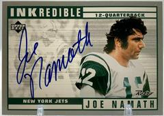 Joe Namath Football Cards 1999 Upper Deck Retro Inkredible Prices