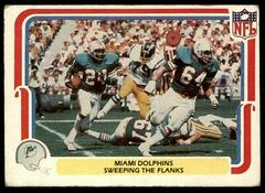 Miami Dolphins [Sweeping the Flanks] Football Cards 1980 Fleer Team Action Prices