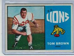 Tom Brown Football Cards 1964 Topps CFL Prices