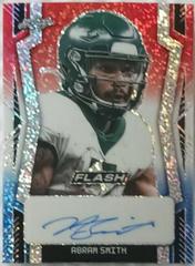 Abram Smith [Metalized Sparkles Red White Blue] #BA-AS1 Football Cards 2022 Leaf Flash Autographs Prices