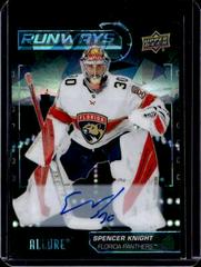 Spencer Knight [Autograph] Hockey Cards 2022 Upper Deck Allure Runways Prices