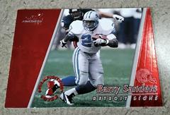 Barry Sanders [Red] Football Cards 1998 Pacific Aurora Championship Fever Prices