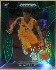 JA Morant [Green Prizm] Basketball Cards 2019 Panini Prizm Draft Picks Prices