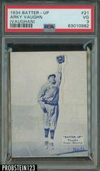 Arky Vaughn [Vaughan] #21 Baseball Cards 1934 Batter Up Prices