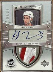 Kyle Quincey [Autograph Patch] #163 Hockey Cards 2005 Upper Deck the Cup Prices