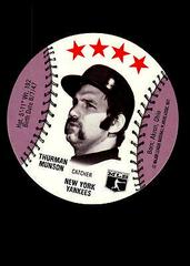 Thurman Munson Baseball Cards 1977 Zip'Z Discs Prices