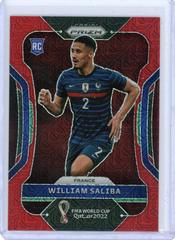 William Saliba [Red Mojo] Soccer Cards 2022 Panini Prizm World Cup Prices