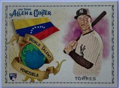 Gleyber Torres #WT-1 Baseball Cards 2018 Topps Allen & Ginter World Talent Prices