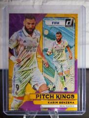 Karim Benzema [Purple] Soccer Cards 2022 Panini Donruss Pitch Kings Prices
