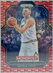 Nikola Jokic [Red Shimmer] #PS9 Basketball Cards 2022 Panini Prizm Monopoly All Stars Prices