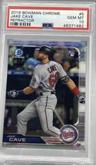 Jake Cave [Refractor] #5 Baseball Cards 2019 Bowman Chrome Prices