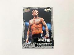 CM Punk [Silver] Wrestling Cards 2022 Upper Deck AEW Debut Dates Prices